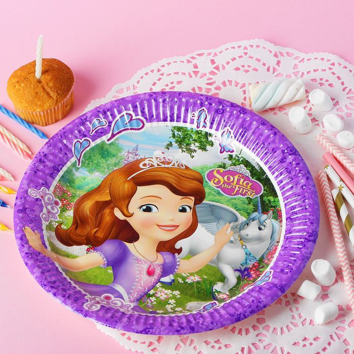 Тарелки "Принцесса София - 2" 23 см (набор 8 шт)