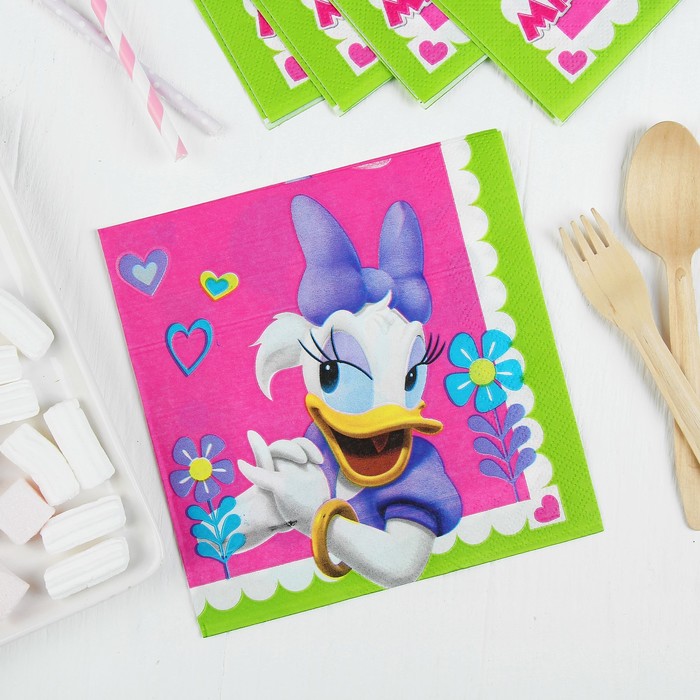 Салфетки 33*33 см "Стильная Минни - 2" (набор 20 шт)/ Minnie Happy Helpers