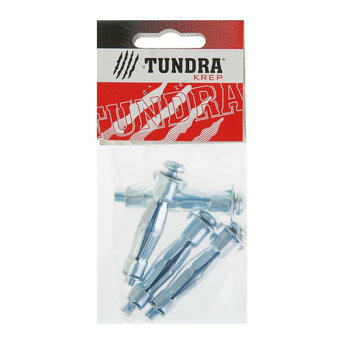 Анкер "Молли" TUNDRA krep, М6х52 мм, в пакете 4 шт.