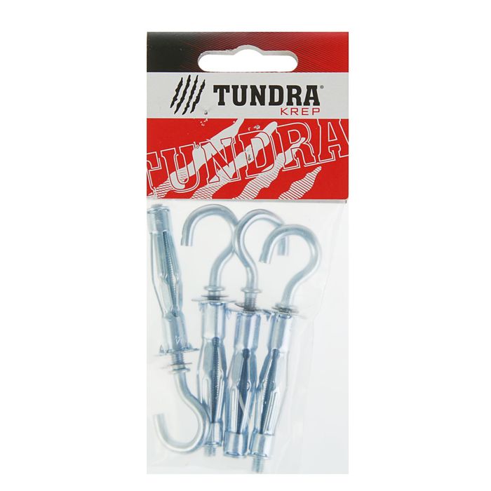 Анкер "Молли" TUNDRA krep, RO М5х52 мм, с полукольцом, в пакете 4 шт.