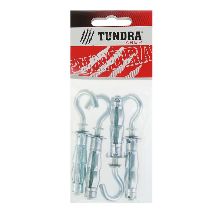 Анкер "Молли" TUNDRA krep, RO М6х52 мм, с полукольцом, в пакете 4 шт.