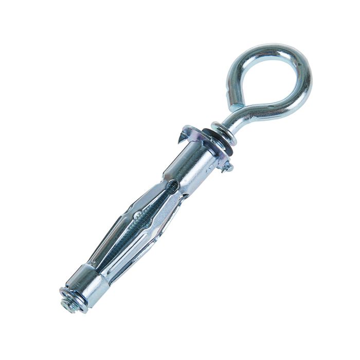 Анкер "Молли" TUNDRA krep, R М5х52 мм, с кольцом, в пакете 4 шт.