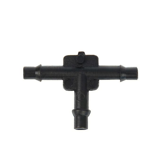 Тройник для трубок системы омывателя, посадочный диаметр 4,1 мм