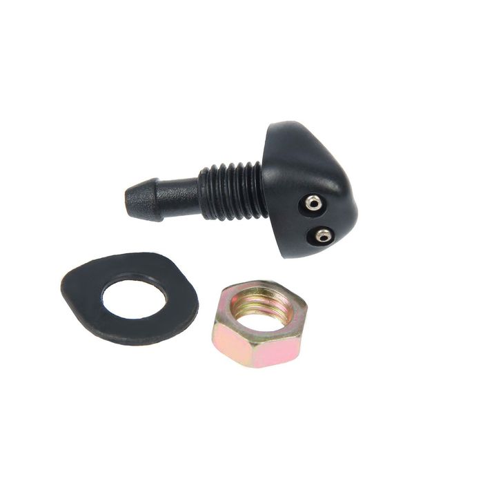 Форсунка омывателя лобового стекла, универсальная, посадочный диаметр 8 мм