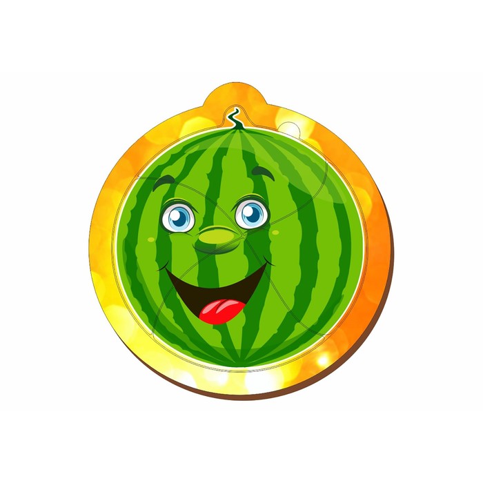 Пазл деревянный маленький "Арбузик"