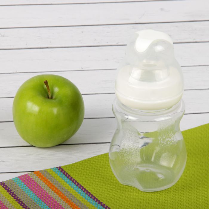 Бутылочка с силиконовой соской, 180 мл