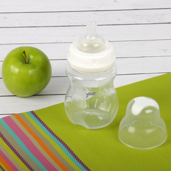 Бутылочка с силиконовой соской, 180 мл