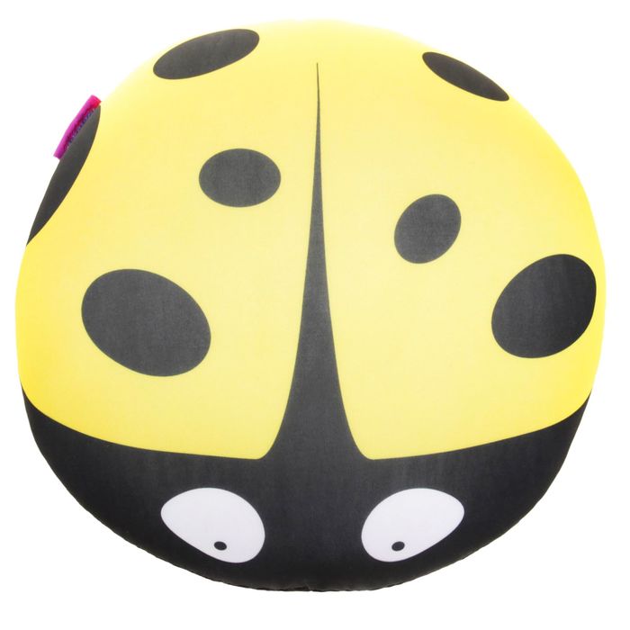 Мягкая игрушка-антистресс "Божья коровка" цвет желтый, 31 см