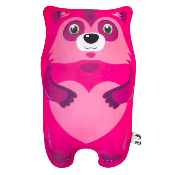 Мягкая игрушка-антистресс "Крошка енот" цвет розовый, 33 см