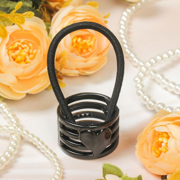 Резинка для волос "Модная штучка", сердце