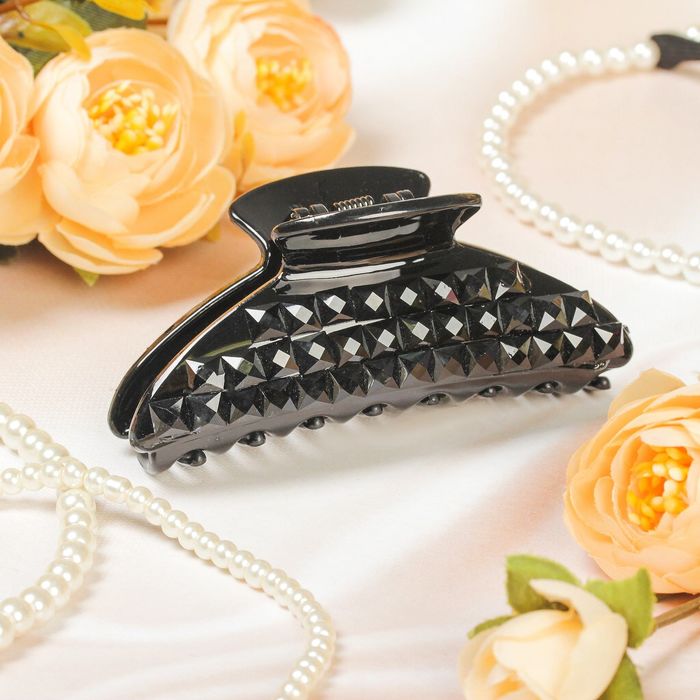 Краб для волос "Манифик" 8,5 см ромбы дуга