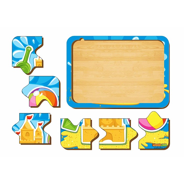 Пазл деревянный простой  "Крепость"