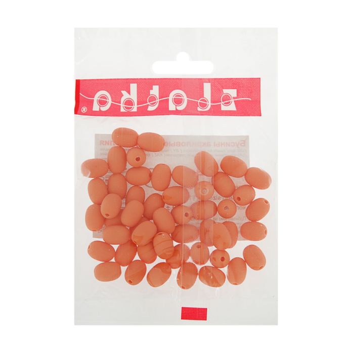 Бусины "Zlatka" акрил ARB 8x11мм набор 50±2шт (08 бл.оранжевый)