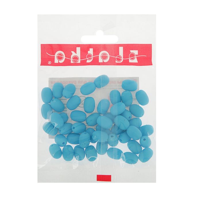 Бусины "Zlatka" акрил ARB 8x11мм набор 50±2шт (20 голубой)