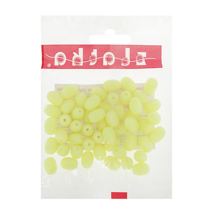 Бусины "Zlatka" акрил ARB 8x11мм набор 50±2шт (28 желтый)