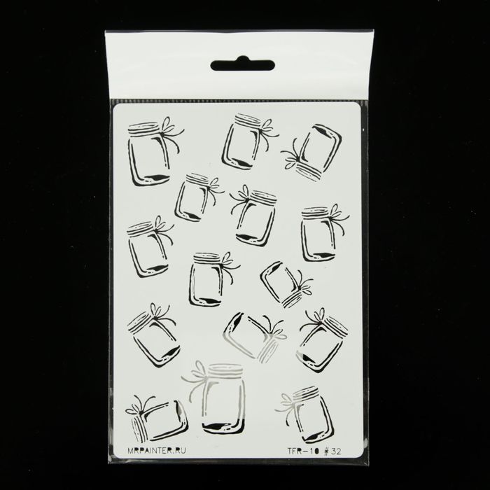 Трафарет-маска "Mr.Painter" TFR-10 (32 Варенье)