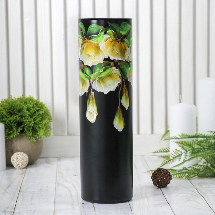 Ваза "Соцветие", чёрная
