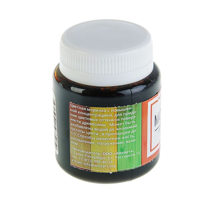 Морилка на водной основе WizzArt 80мл Золотой Тик