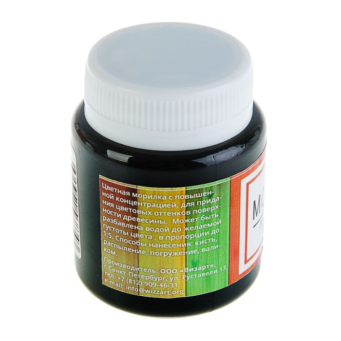 Морилка на водной основе WizzArt 80мл Черный