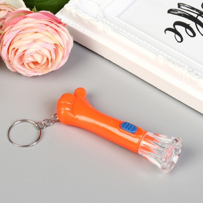 Фонарик свет на кольце "Класс" WZ-566 МИКС 8х2,8х2,3 см