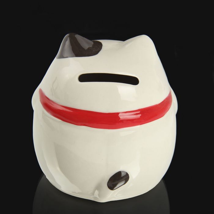 Копилка керамика "Манэки-нэко толстячок" МИКС 8,5х8,5х8,5 см