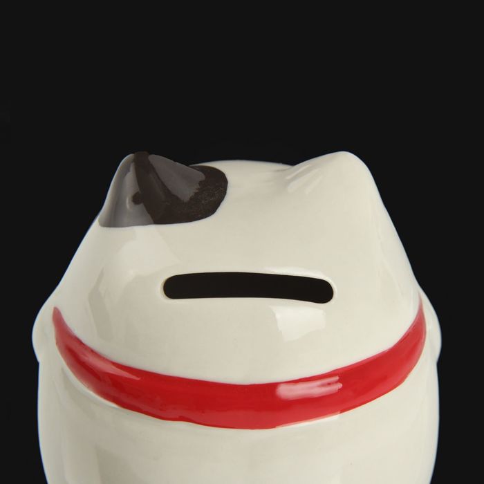 Копилка керамика "Манэки-нэко толстячок" МИКС 8,5х8,5х8,5 см