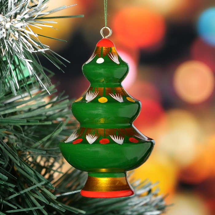 Ёлочная игрушка "Ёлочка" 7х4,5 см