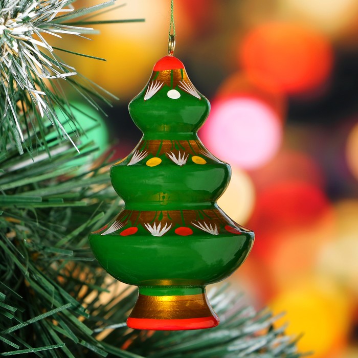 Ёлочная игрушка "Ёлочка" 7х4,5 см