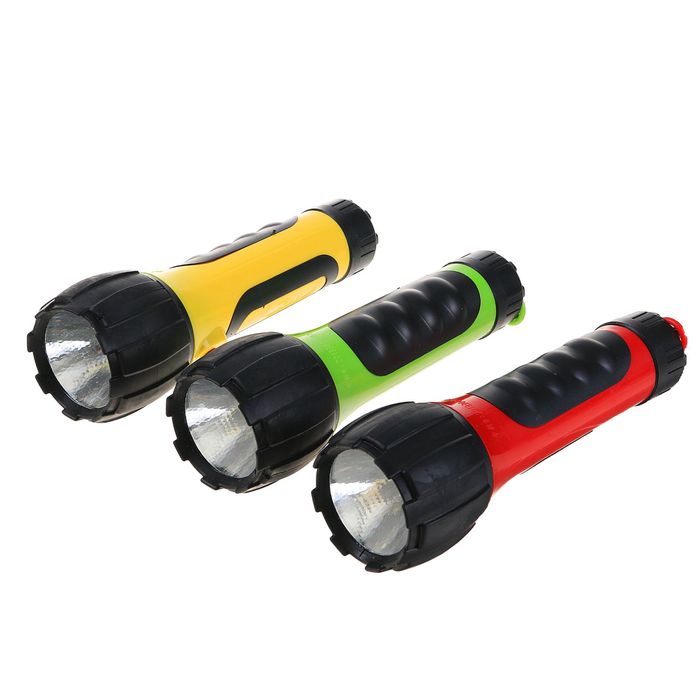 Фонарь 1 диод, овал, подвес, 2D бат., микс, 19.5х6х6 см