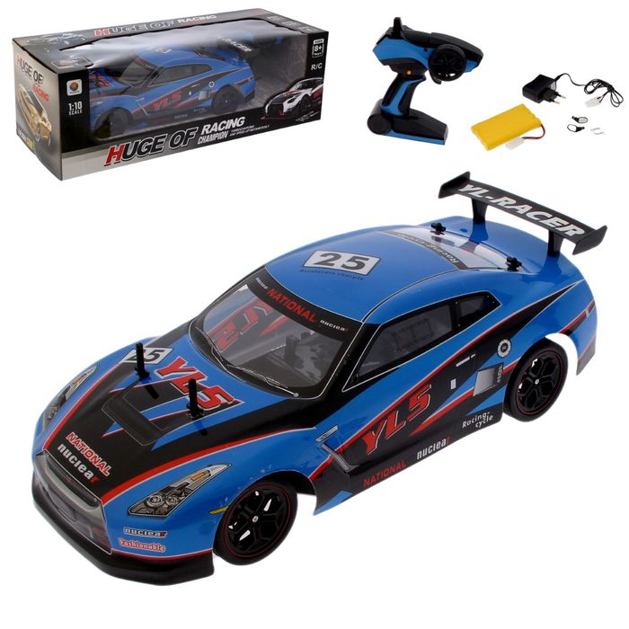 Машина радиоуправляемая "Спорткар", работает от аккумулятора, масштаб 1:10, МИКС