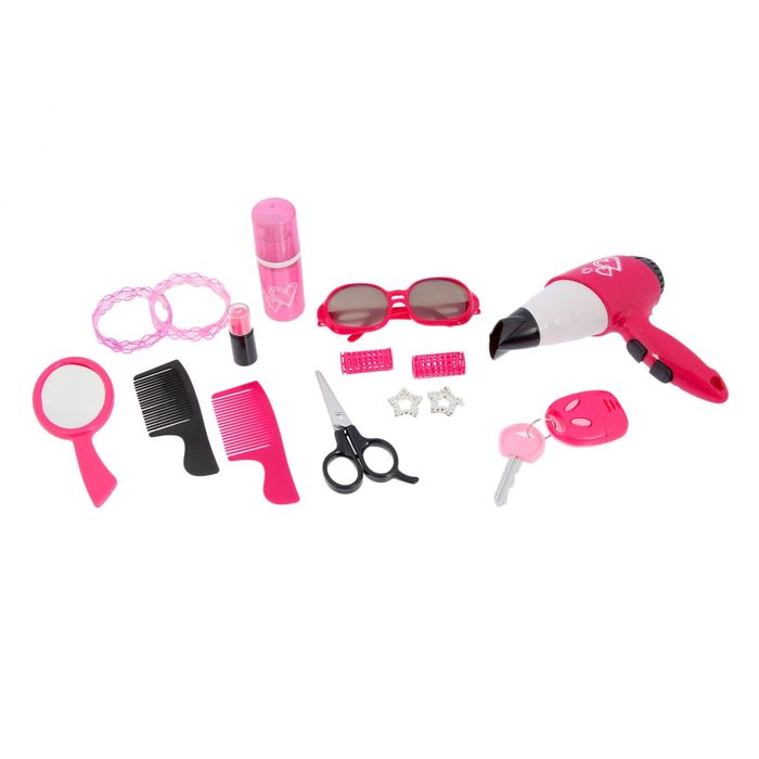 Набор парикмахера "Модная девочка", 13 предметов