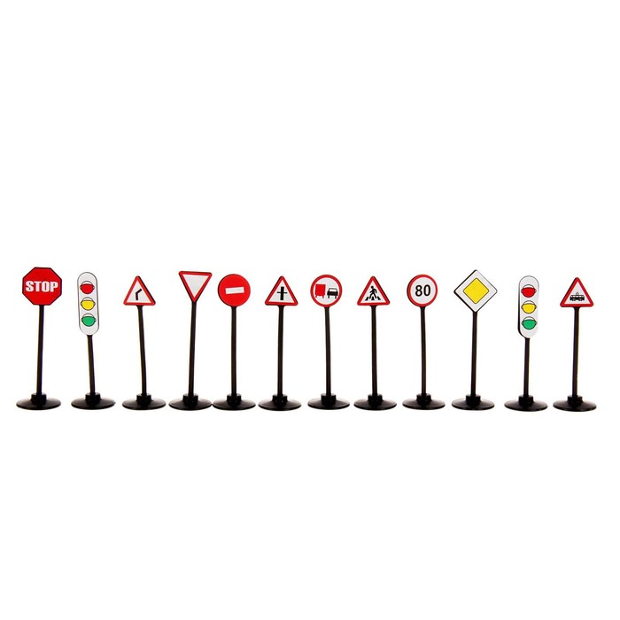 Игра «Дорожные знаки» лото пластиковое дорожные знаки