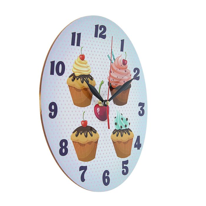 Часы "Пироженки" круглые, Ø 25 см
