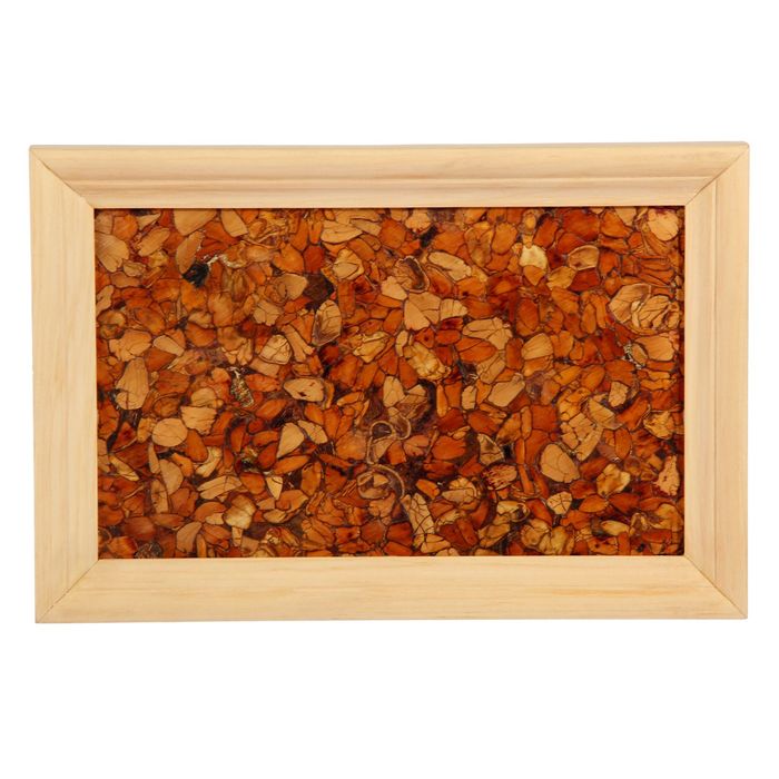 Мини панно из кедропласта "Осень" малое 15х23 см