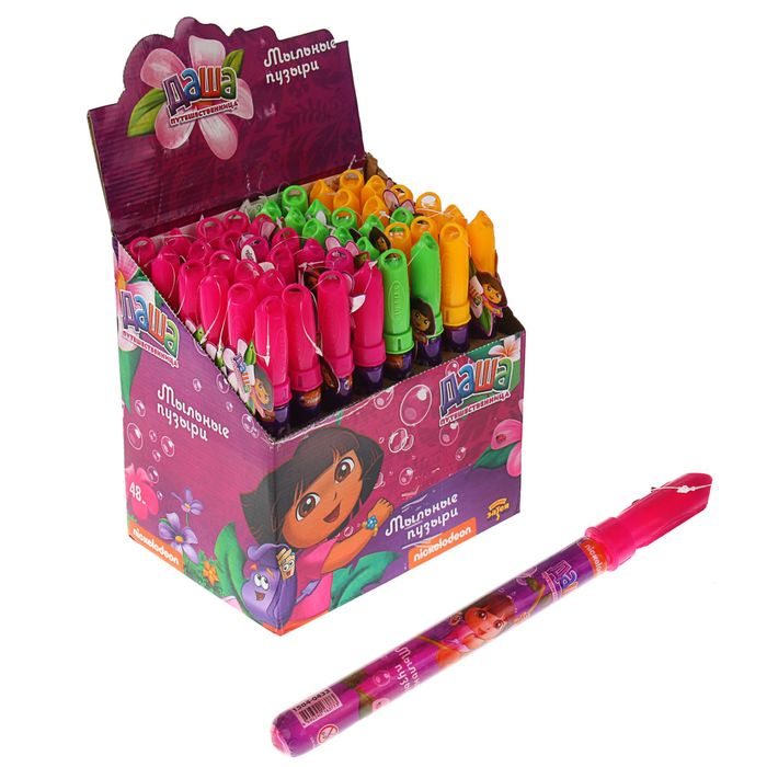 Мыльные пузыри "Волшебная палочка" Даша-путешественница, 60 мл.