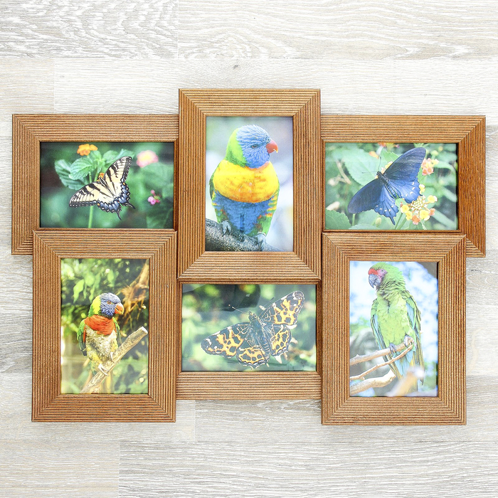Фоторамка на 6 фото 10х15 5N орех