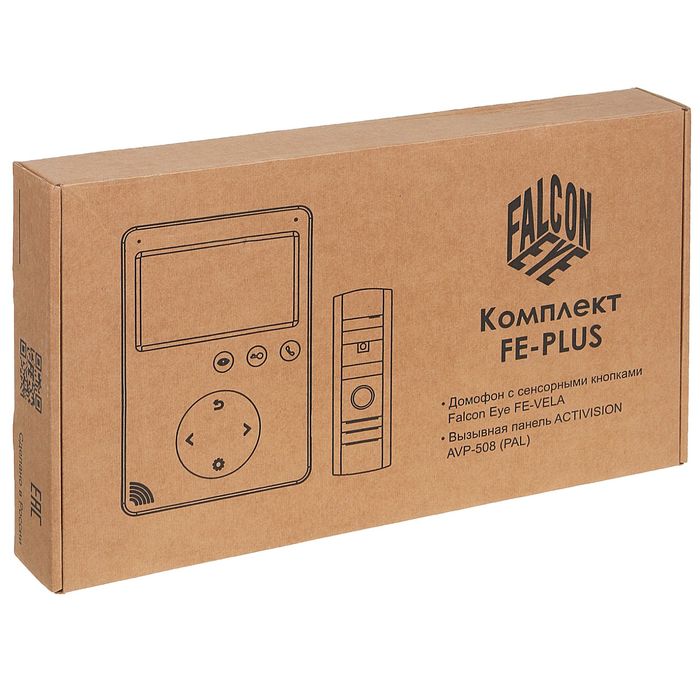 Комплект видеодомофона Falcon Eye FE-PLUS, 4.3"