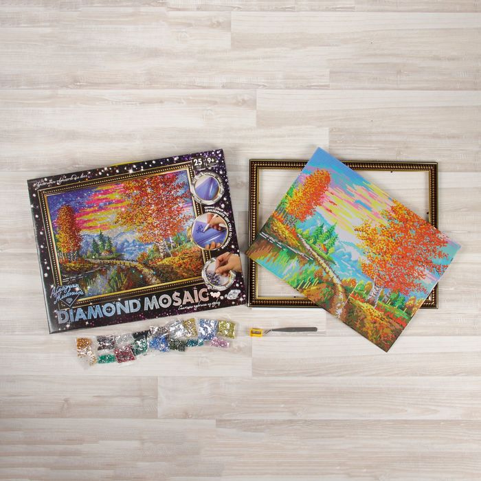 Набор для творчества Diamond Mosaic "Золотая осень"