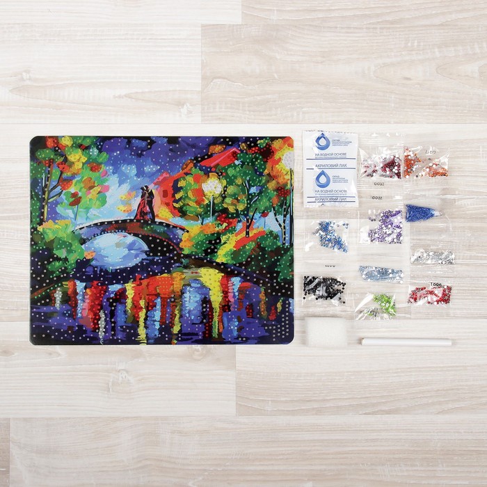 Набор для создания мозаики "Рандеву" DIAMOND DECOR, планшетка без рамки