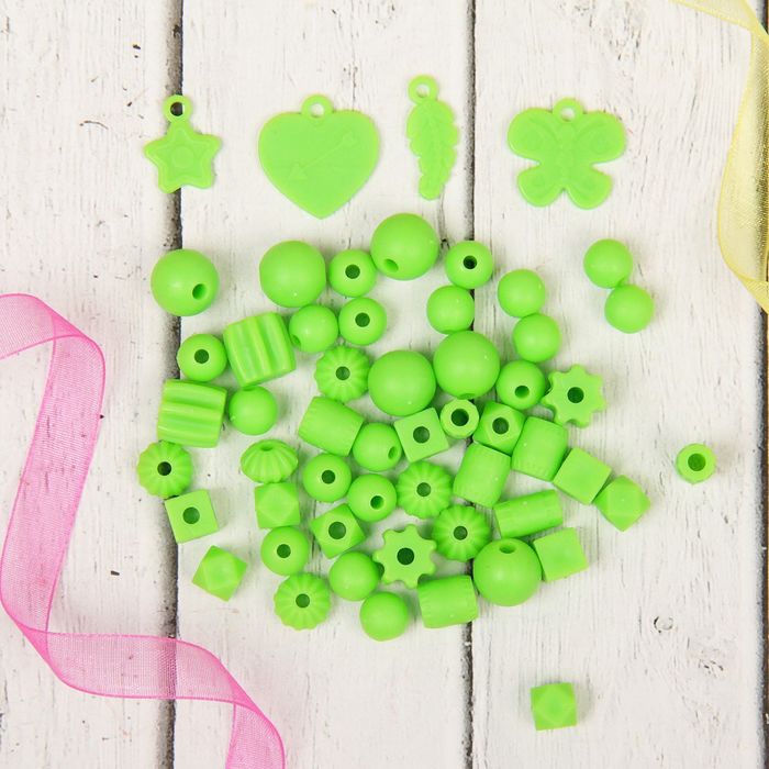 Набор для плетения «Модные штучки», цвет зелёный