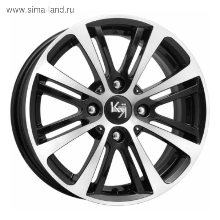 

Диск литой K&K Беринг (КС653-02) 5.5x14 4x100 ET43 d67.1 алмаз-чёрный