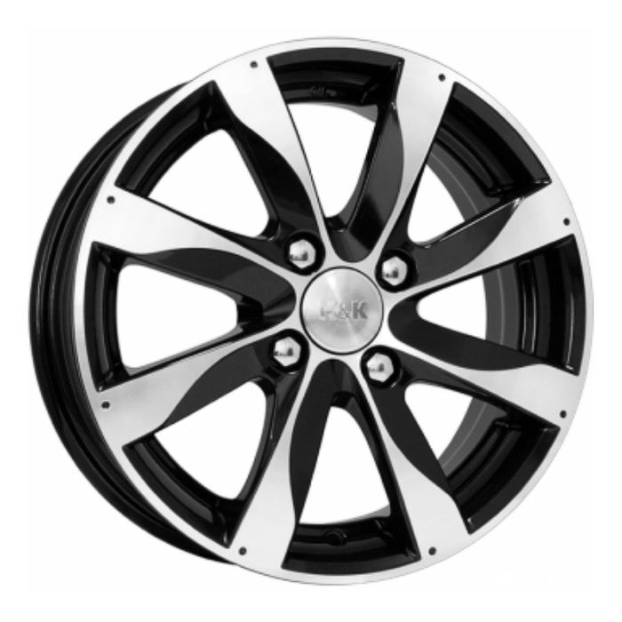 Диск КиК Джемини (КС480) 5,5x14 4x100 ET39 d67,1 алмаз черный (Арт.12905)