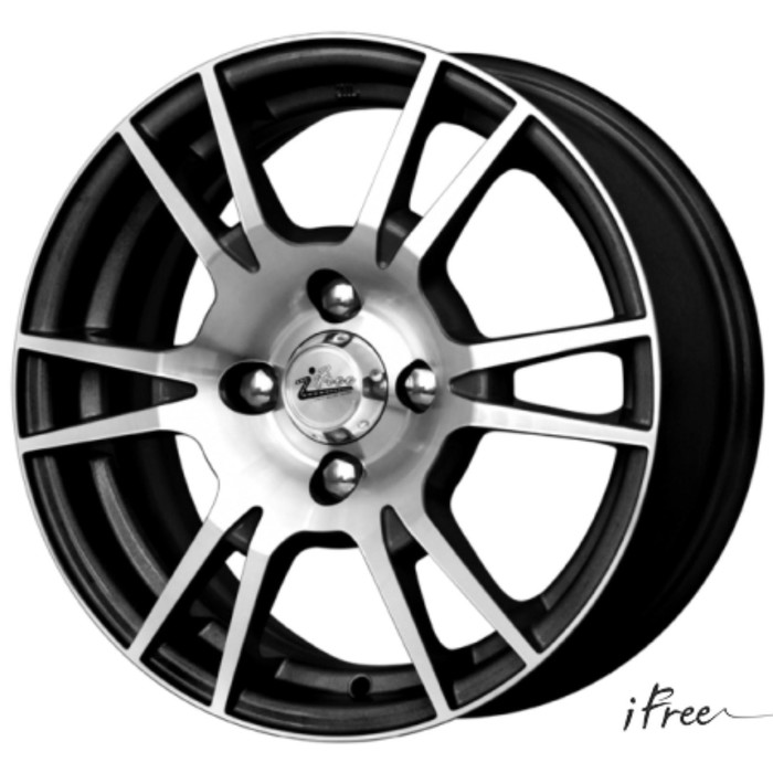 Диск iFree Ленинград (КС523) 6,0x14 4x114,3 ET38 d67,1 Блэк Джек (Арт.044805)