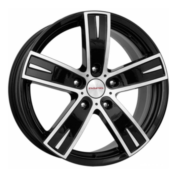 Диск КиК Онегин (КС472) 8,0x18 5x100 ET35 d67,1 алмаз черный (Арт.12674)