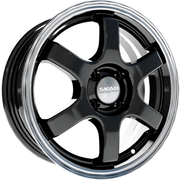 Диск SKAD Киото 6,0x15 4x 98 ET38 d58,6 антрацит алмаз (2150020)