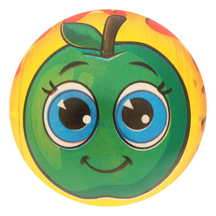Мяч детский "Яблочко" 22 см, 60 гр