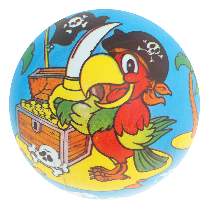 Мяч детский "Пират" 22 см, 60 гр