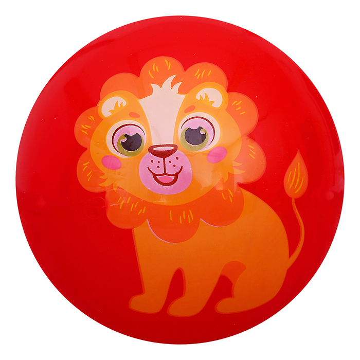 Мяч детский "Львенок" 25 см, 70 гр  МИКС