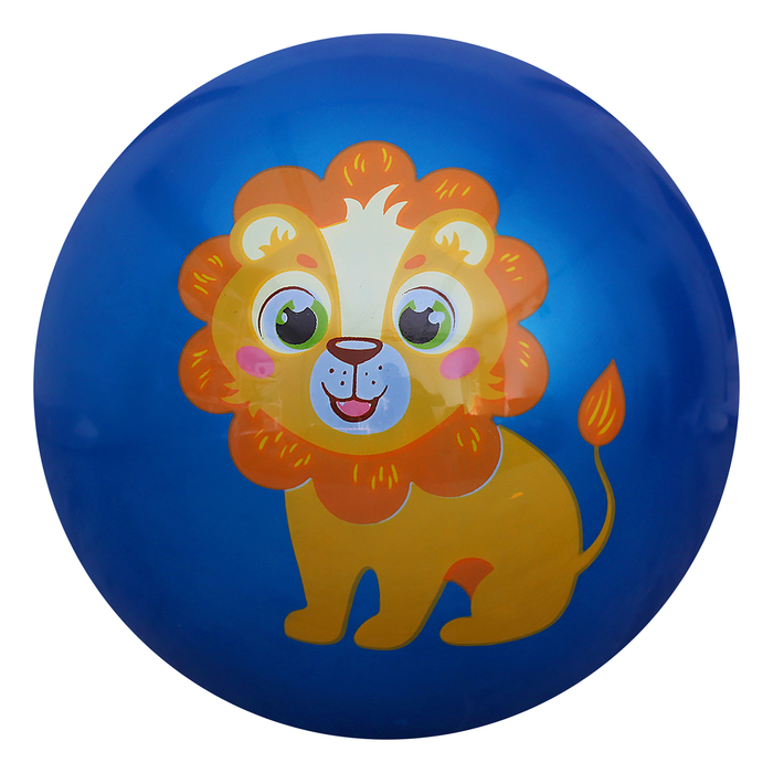 Мяч детский "Львенок" 25 см, 70 гр МИКС