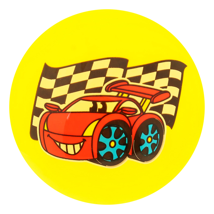 Мяч детский "Машинка" 25 см, 70 гр  МИКС